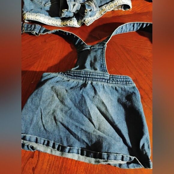 Oshkosh Denim Overall Dress - Size: 18 months (1142) - Picture 3 of 4